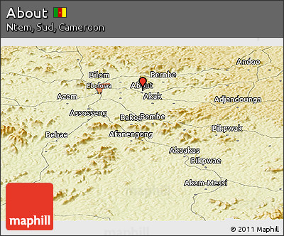 Physical Panoramic Map of About