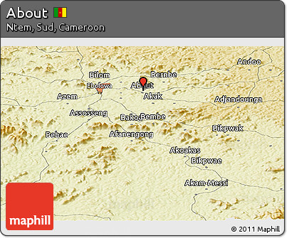 Physical Panoramic Map of About