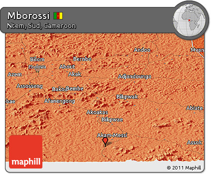 Political Panoramic Map of Mborossi