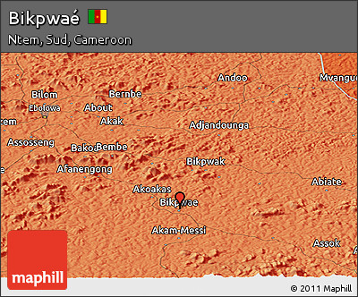Political Panoramic Map of Bikpwaé
