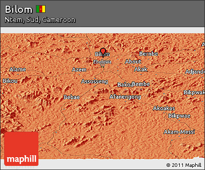 Political Panoramic Map of Bilom