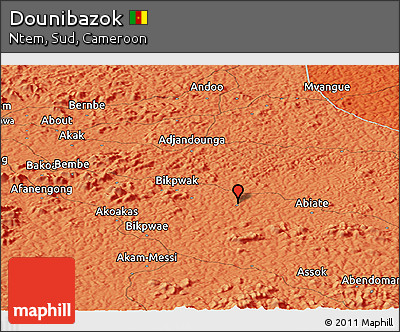 Political Panoramic Map of Dounibazok