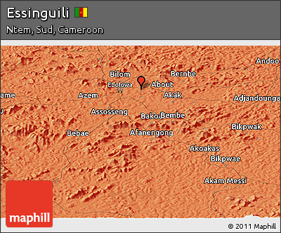 Political Panoramic Map of Essinguili