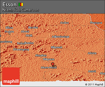 Political Panoramic Map of Esson
