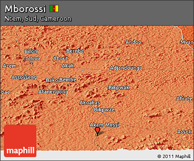 Political Panoramic Map of Mborossi