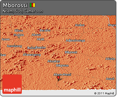 Political Panoramic Map of Mborossi