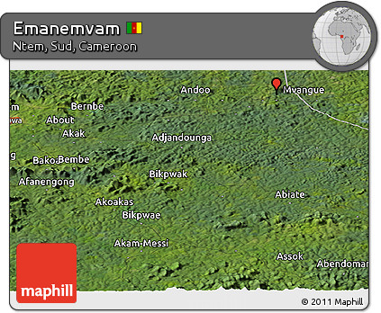 Satellite Panoramic Map of Emanemvam