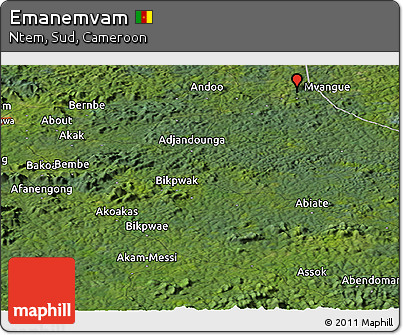 Satellite Panoramic Map of Emanemvam