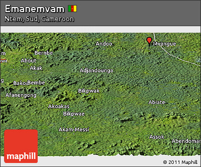 Satellite Panoramic Map of Emanemvam