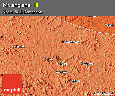 Political Map of Mvangane
