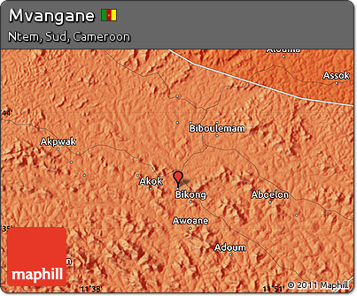 Political Map of Mvangane