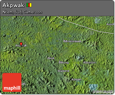 Satellite Map of Akpwak