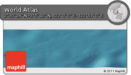 Satellite Panoramic Map of the Area around 2° 48' 4" N, 122° 28' 29" E