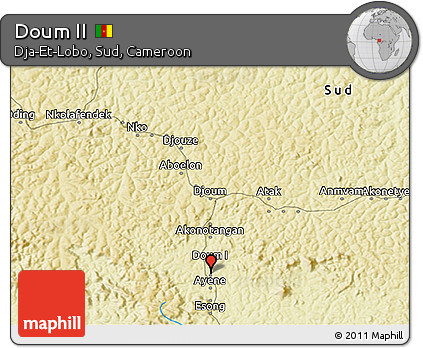 Physical 3D Map of Doum II