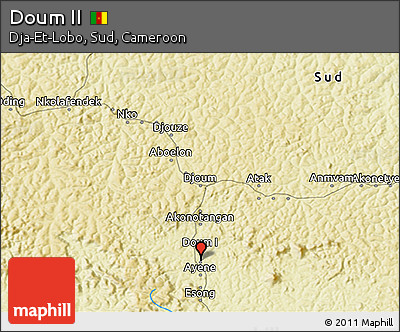 Physical 3D Map of Doum II