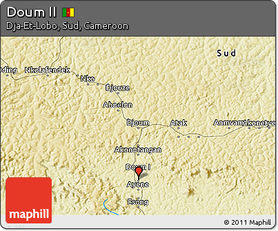 Physical 3D Map of Doum II