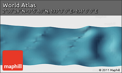 Satellite Panoramic Map of the Area around 2° 48' 4" N, 133° 31' 30" E