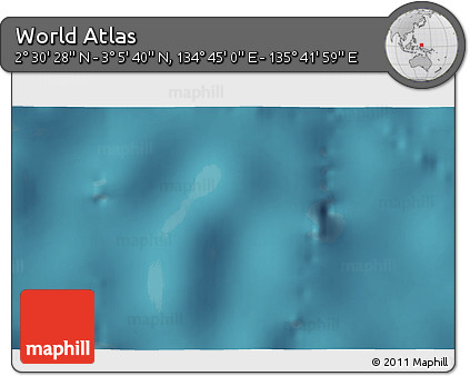 Satellite 3D Map of the Area around 2° 48' 4" N, 135° 13' 29" E