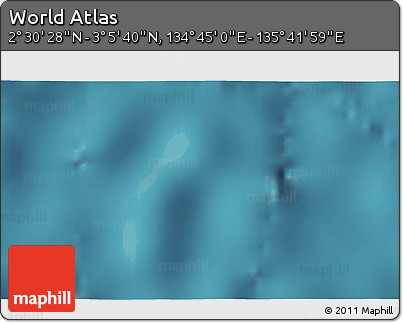 Satellite 3D Map of the Area around 2° 48' 4" N, 135° 13' 29" E