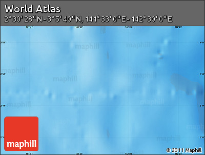 Physical Map of the Area around 2° 48' 4" N, 142° 1' 30" E