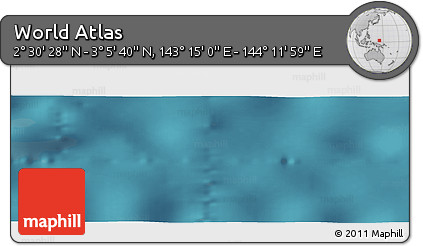 Satellite Panoramic Map of the Area around 2° 48' 4" N, 143° 43' 29" E