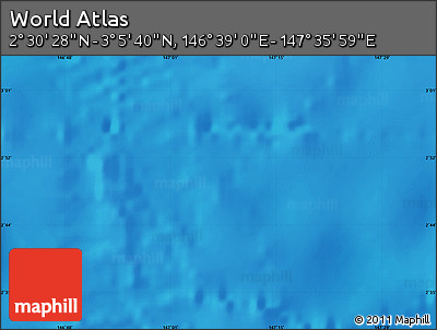 Physical Map of the Area around 2° 48' 4" N, 147° 7' 30" E