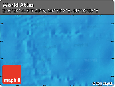 Physical Map of the Area around 2° 48' 4" N, 147° 7' 30" E