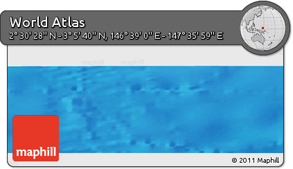 Physical Panoramic Map of the Area around 2° 48' 4" N, 147° 7' 30" E