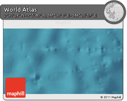 Satellite 3D Map of the Area around 2° 48' 4" N, 147° 58' 29" E