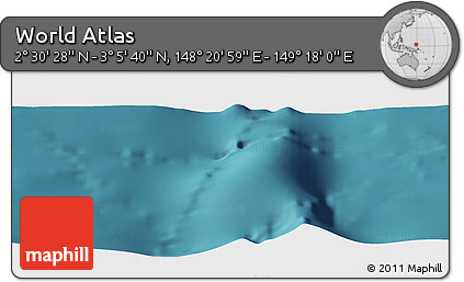 Satellite Panoramic Map of the Area around 2° 48' 4" N, 148° 49' 29" E