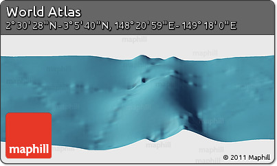 Satellite Panoramic Map of the Area around 2° 48' 4" N, 148° 49' 29" E