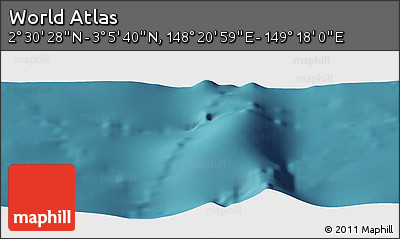 Satellite Panoramic Map of the Area around 2° 48' 4" N, 148° 49' 29" E