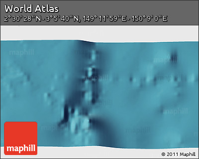Satellite 3D Map of the Area around 2° 48' 4" N, 149° 40' 30" E