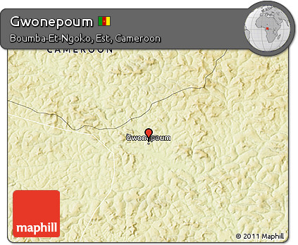 Physical 3D Map of Gwonepoum