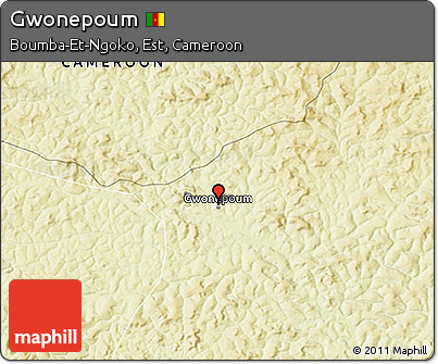Physical 3D Map of Gwonepoum