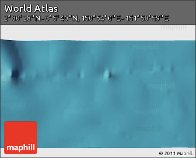 Satellite 3D Map of the Area around 2° 48' 4" N, 151° 22' 30" E