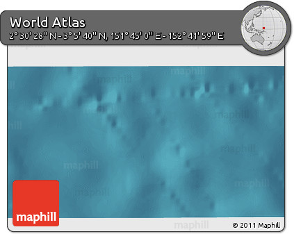 Satellite 3D Map of the Area around 2° 48' 4" N, 152° 13' 29" E