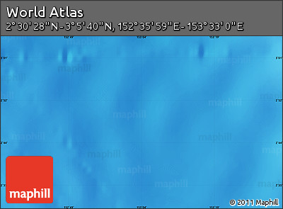 Physical Map of the Area around 2° 48' 4" N, 153° 4' 29" E