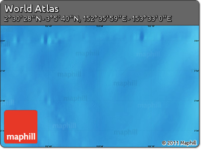 Physical Map of the Area around 2° 48' 4" N, 153° 4' 29" E