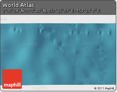 Satellite 3D Map of the Area around 2° 48' 4" N, 153° 55' 30" E