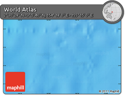 Physical Map of the Area around 2° 48' 4" N, 154° 46' 30" E