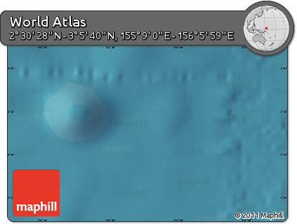 Satellite Map of the Area around 2° 48' 4" N, 155° 37' 30" E