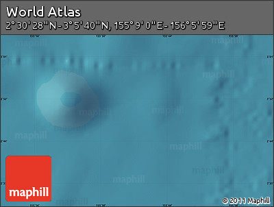 Satellite Map of the Area around 2° 48' 4" N, 155° 37' 30" E