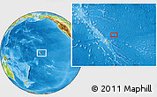 Physical Location Map of the area around 2° 48' 4" N, 156° 19' 29" W