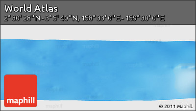 Physical Panoramic Map of the Area around 2° 48' 4" N, 159° 1' 30" E
