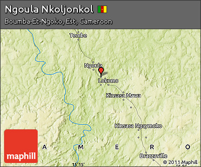 Physical Map of Ngoula Nkoljonkol