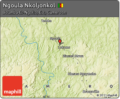 Physical Map of Ngoula Nkoljonkol