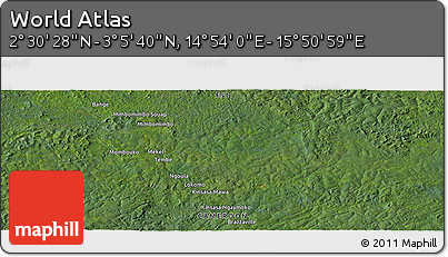 Satellite Panoramic Map of the Area around 2° 48' 4" N, 15° 22' 30" E