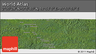 Satellite Panoramic Map of the Area around 2° 48' 4" N, 15° 22' 30" E