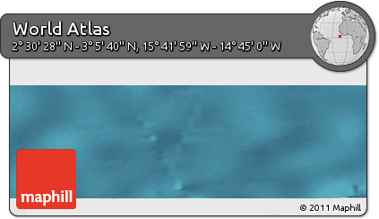 Satellite Panoramic Map of the Area around 2° 48' 4" N, 15° 13' 29" W